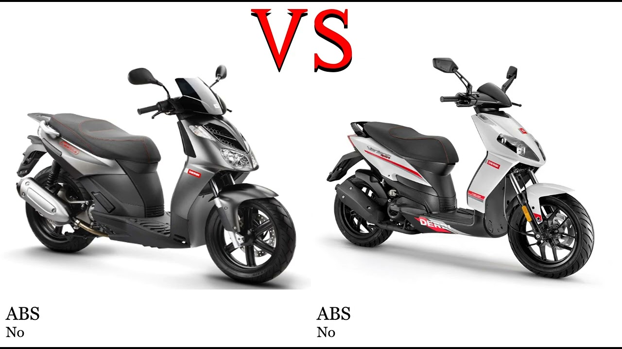 Derbi Rambla 125 vs Derbi Variant Sport 125 Test specification comparison