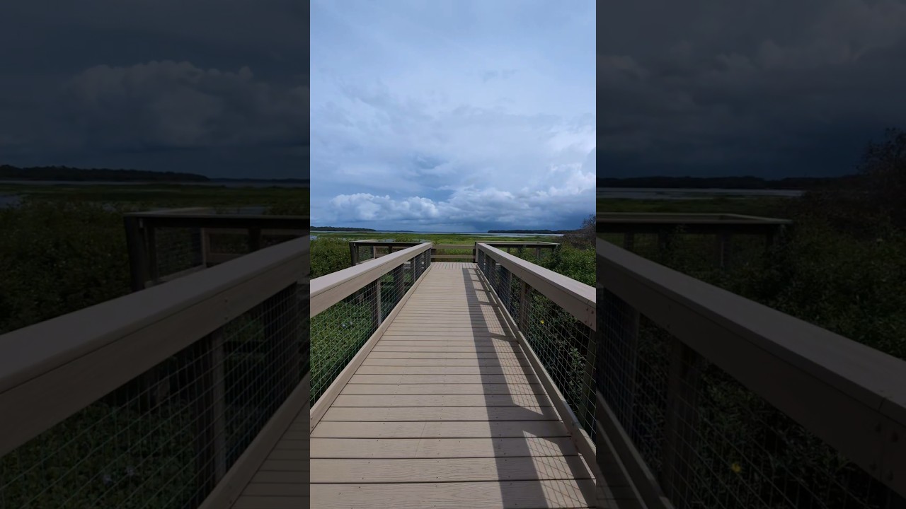 Running to Lake Jesup