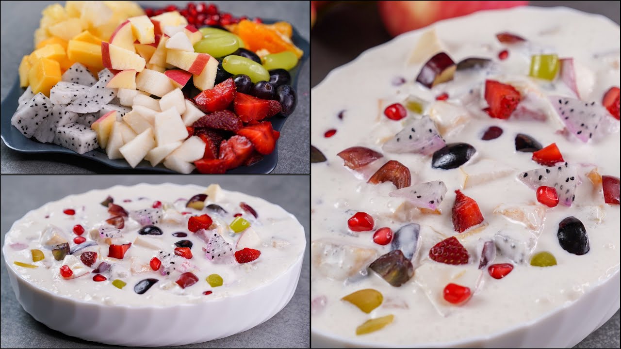 MIXED FRUITS DELIGHT | CREAMY FRUITS DELIGHT | SUMMER FRUITS DESSERT | N'Oven