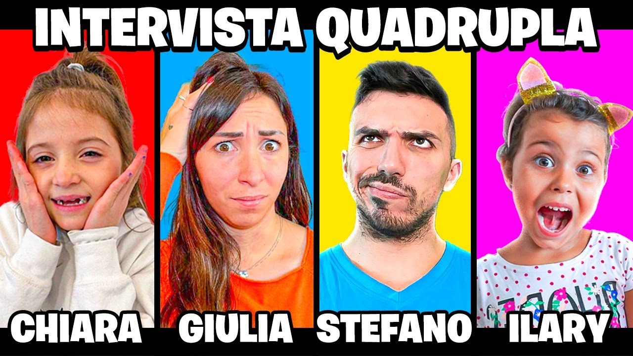 INTERVISTA QUADRUPLA CON I NOSTRI AMICI YOUTUBERS ILARY E STEFANO! #mammagiuliafigliachiara #mgfc