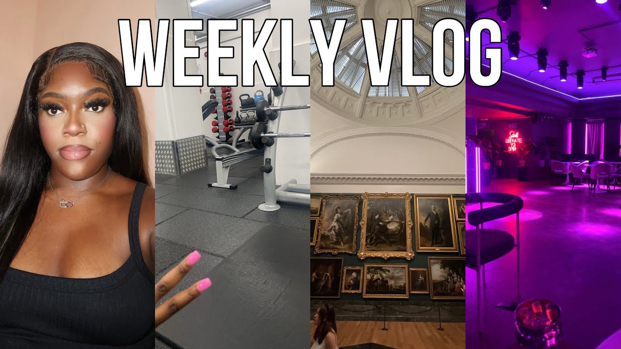 WEEKLY VLOG - SHOPPING SPREE | GYM BABE | SHISHA LOUNGE | CREATING CONTENT | MUSEUM