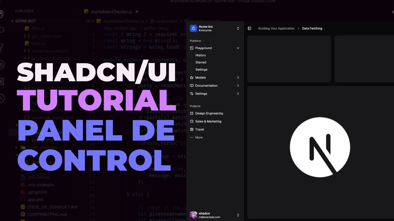 Tutorial Introductorio de Shadcn - Crea un Dashboard en Shadcn/ui (unido a V0)