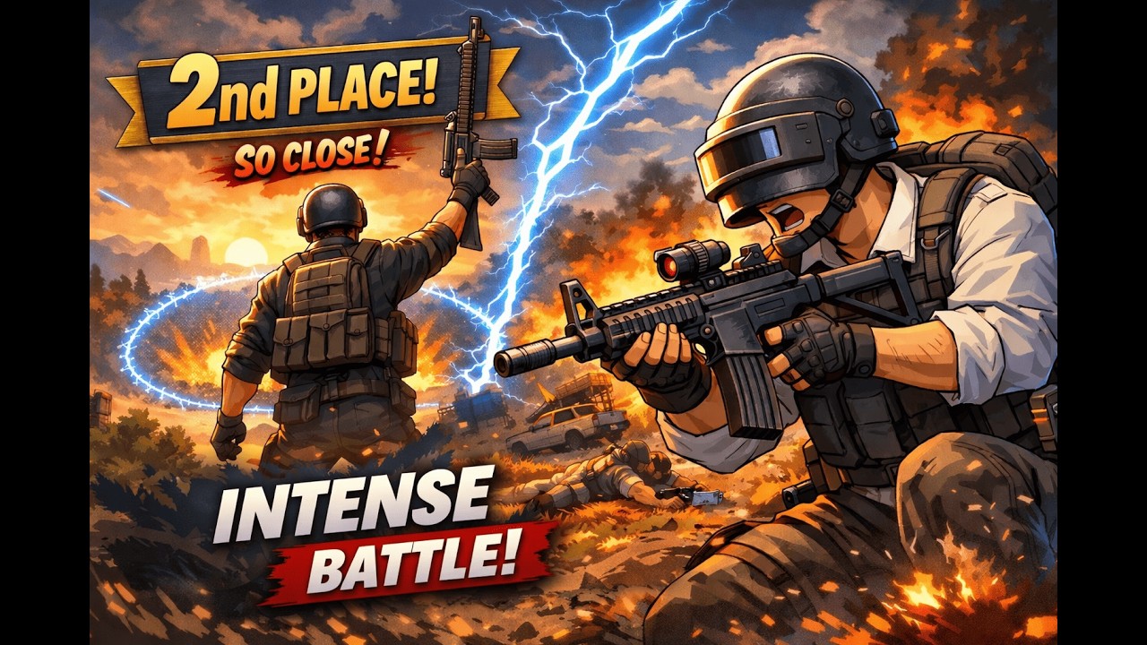 PUBG Highlights so close to wwcd...