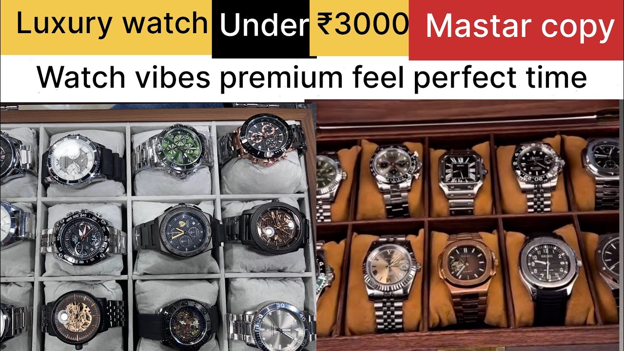2025 trending watch Luxury Watch Sirf ₹3000 Mein? Master Copy Itni Perfect #trendingnow 