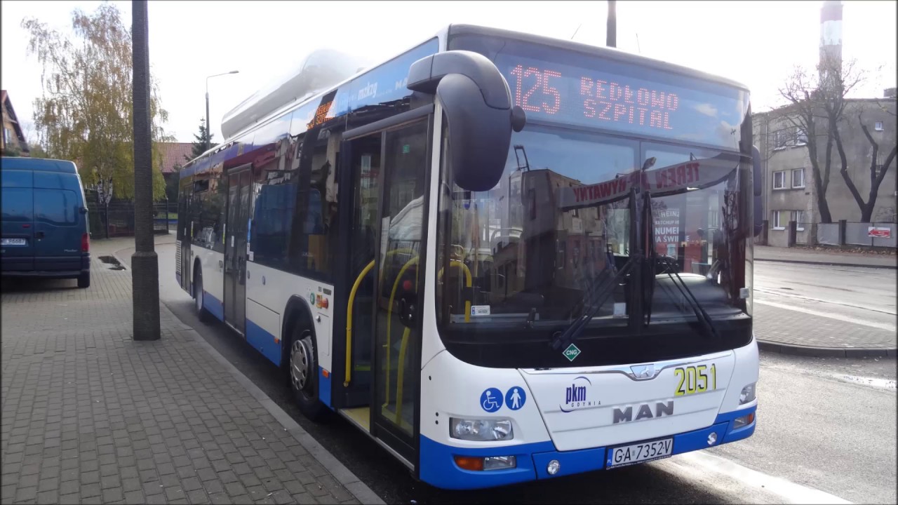 Autobusem po Gdyni. Linia 125. #2051 Kier. Redłowo Szpital