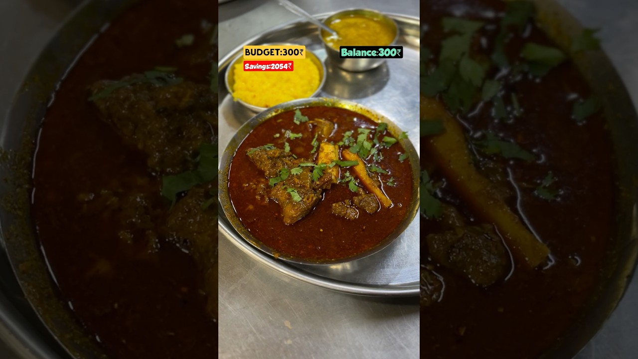 I ate Spiciest Mutton Thali in Dharashiv🔥#travelmaharashtra #solotravelers #dharashivkar