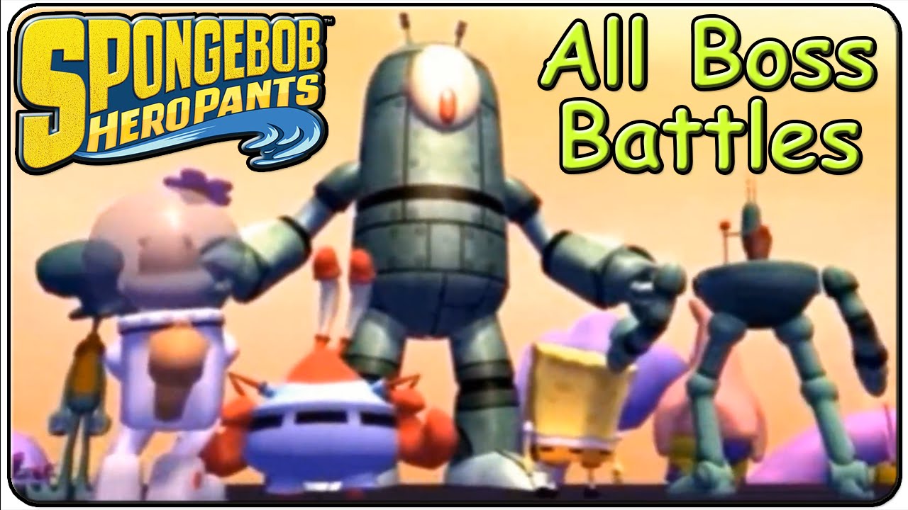 Spongebob Heropants (3DS) All Bosses