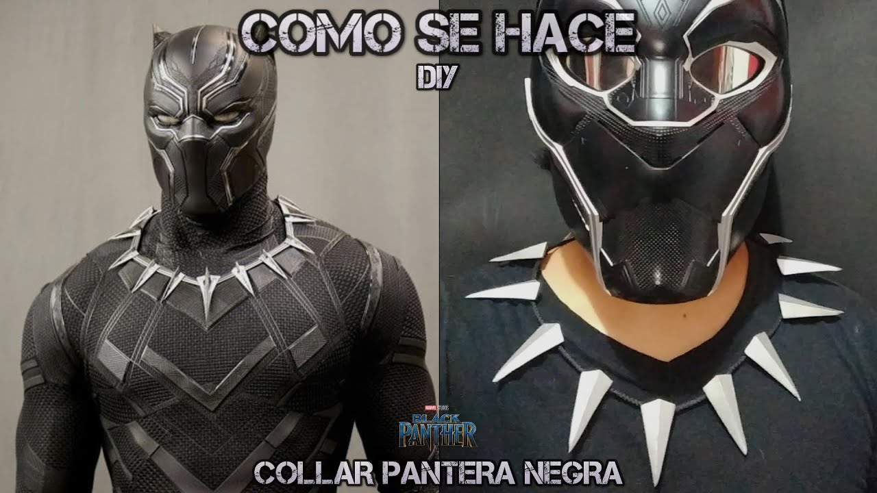Como Se Hace: Collar Pantera Negra - Marvel Goma Eva DIY