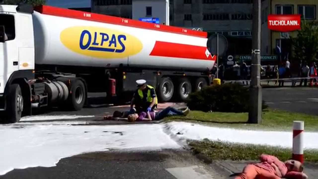 TucholaninTV: Wypadek Tuchola 30.04.2014