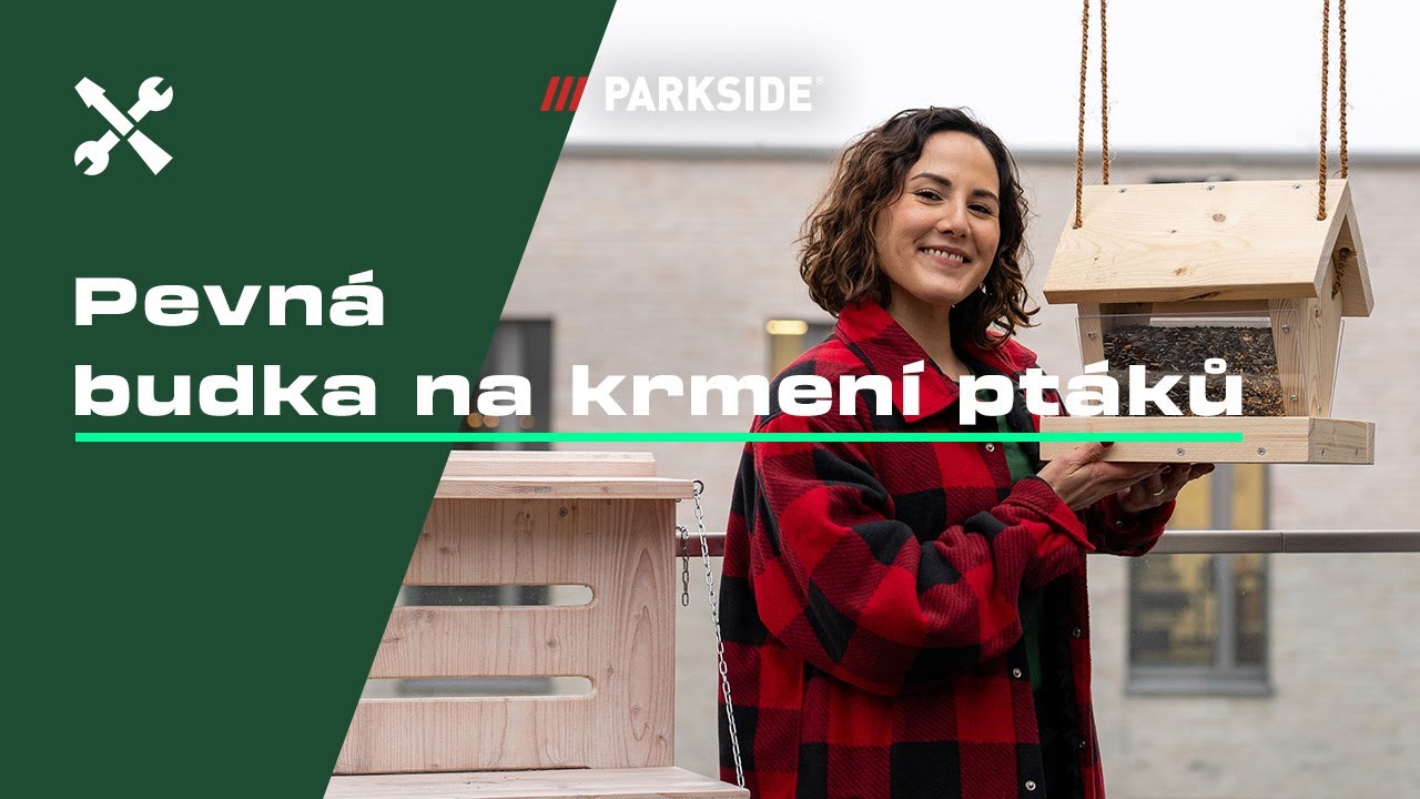 Budka na krmení ptáků vyrobená vlastními silami během pouhých 10 kroků