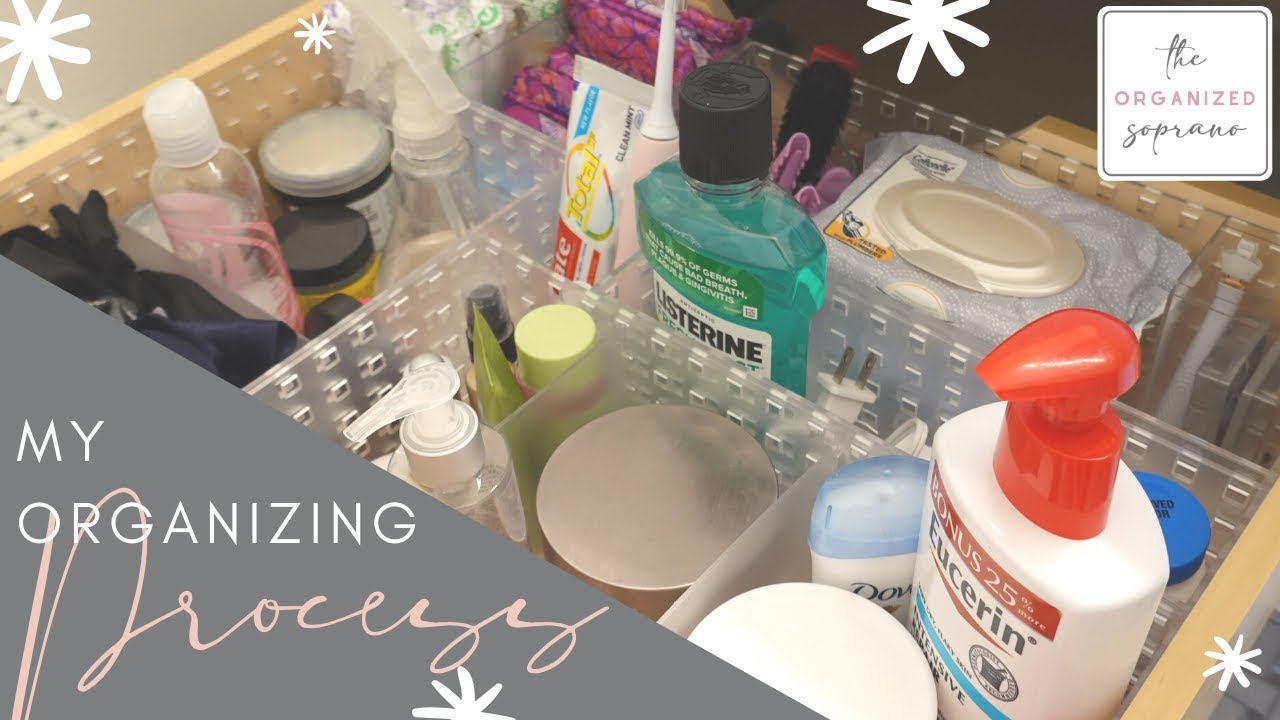 How I Organized a Super Messy Bathroom Drawer!