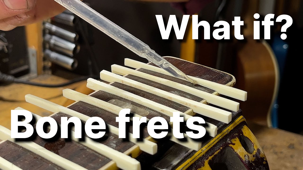 The Best Material in Guitar Building| Bone Frets
