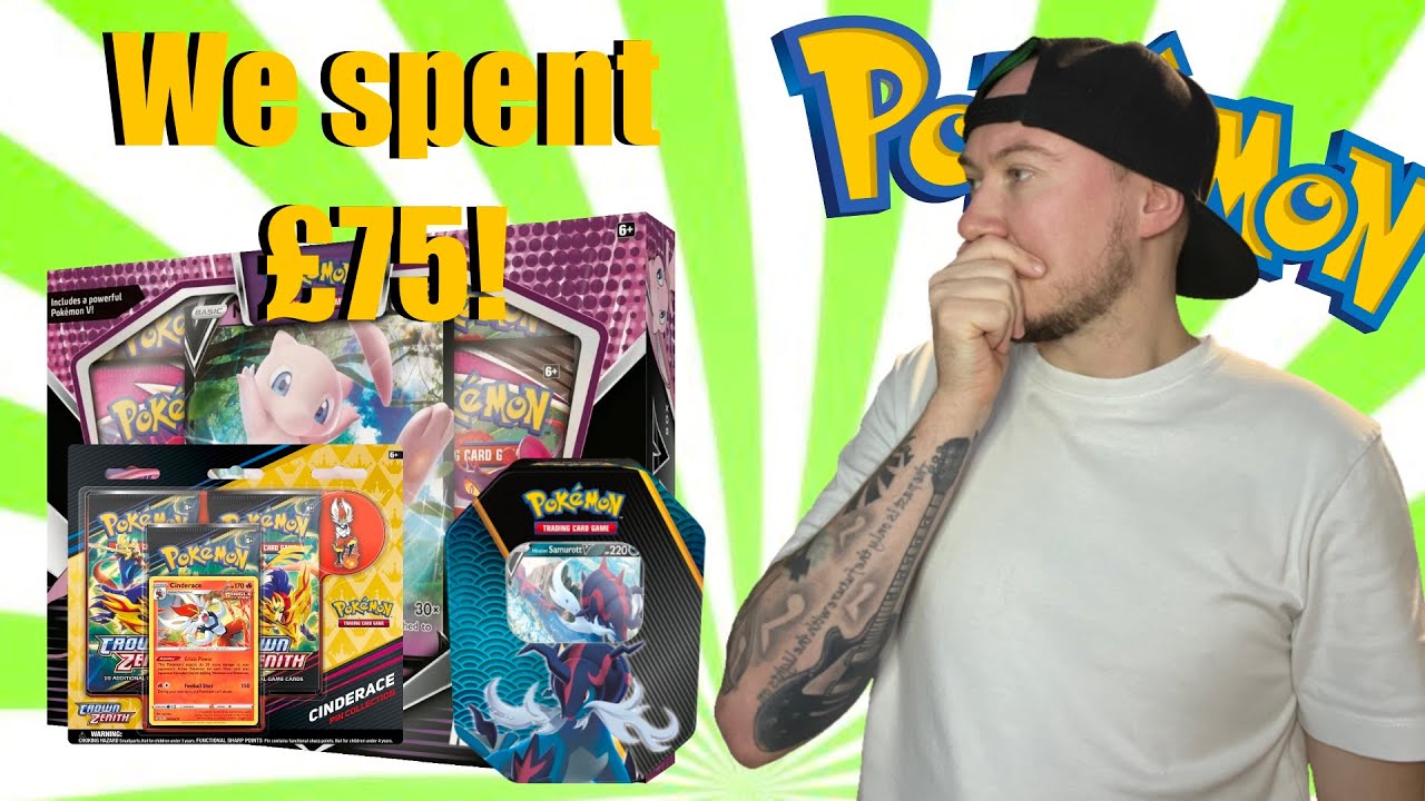 I Spent £75 on RANDOM POKEMON PRODUCT!