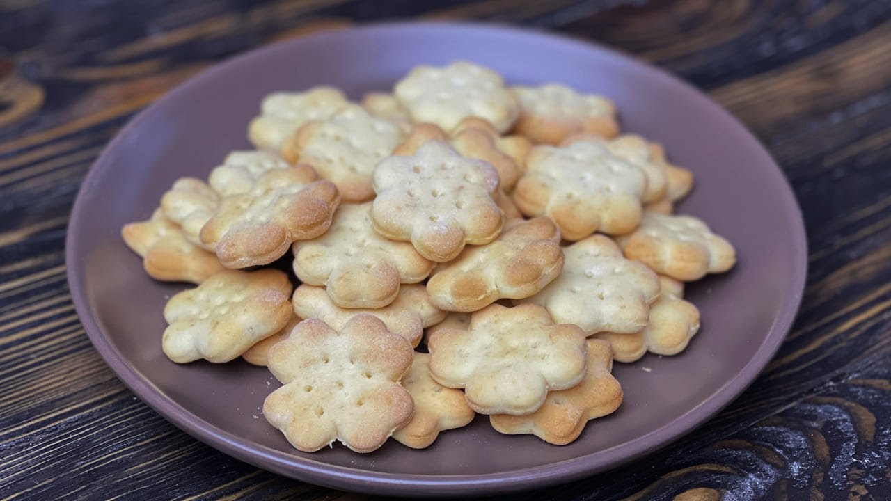 ГАЛЕТНОЕ ПЕЧЕНЬЕ к чаю 🍪☕️ | простой рецепт домашнего печенья