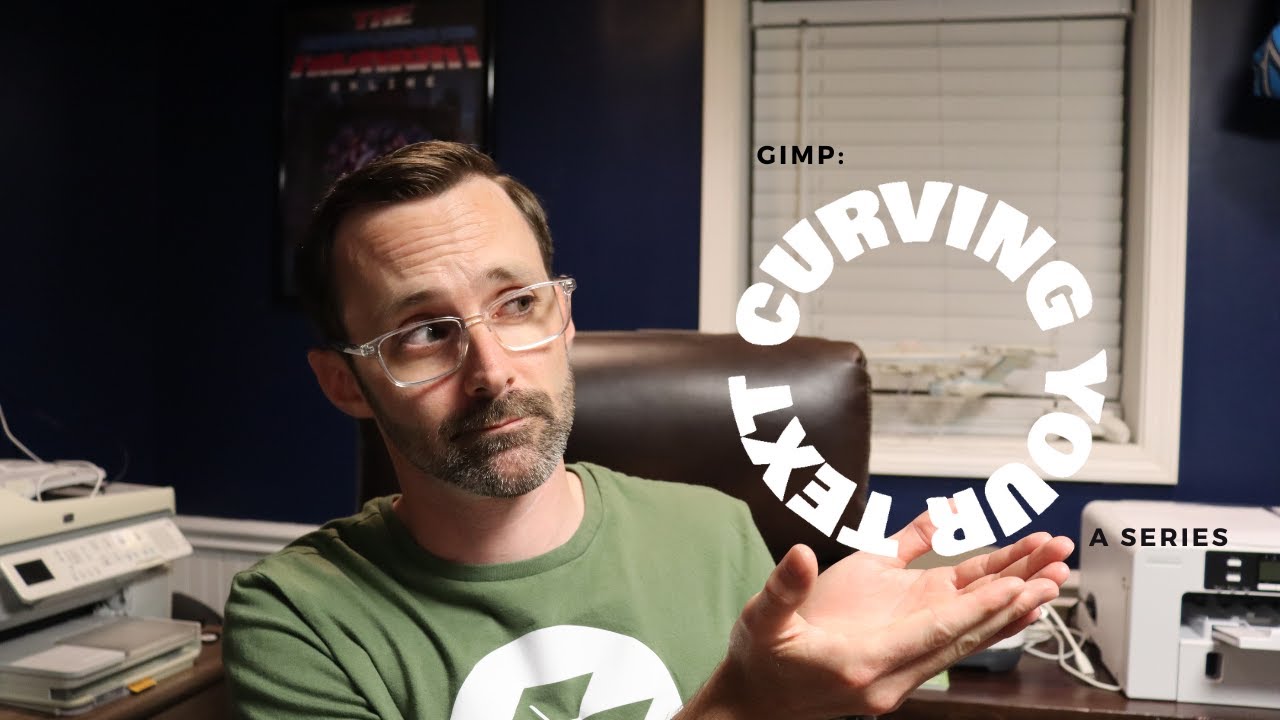 How to Curve Your Text in GIMP | A Series