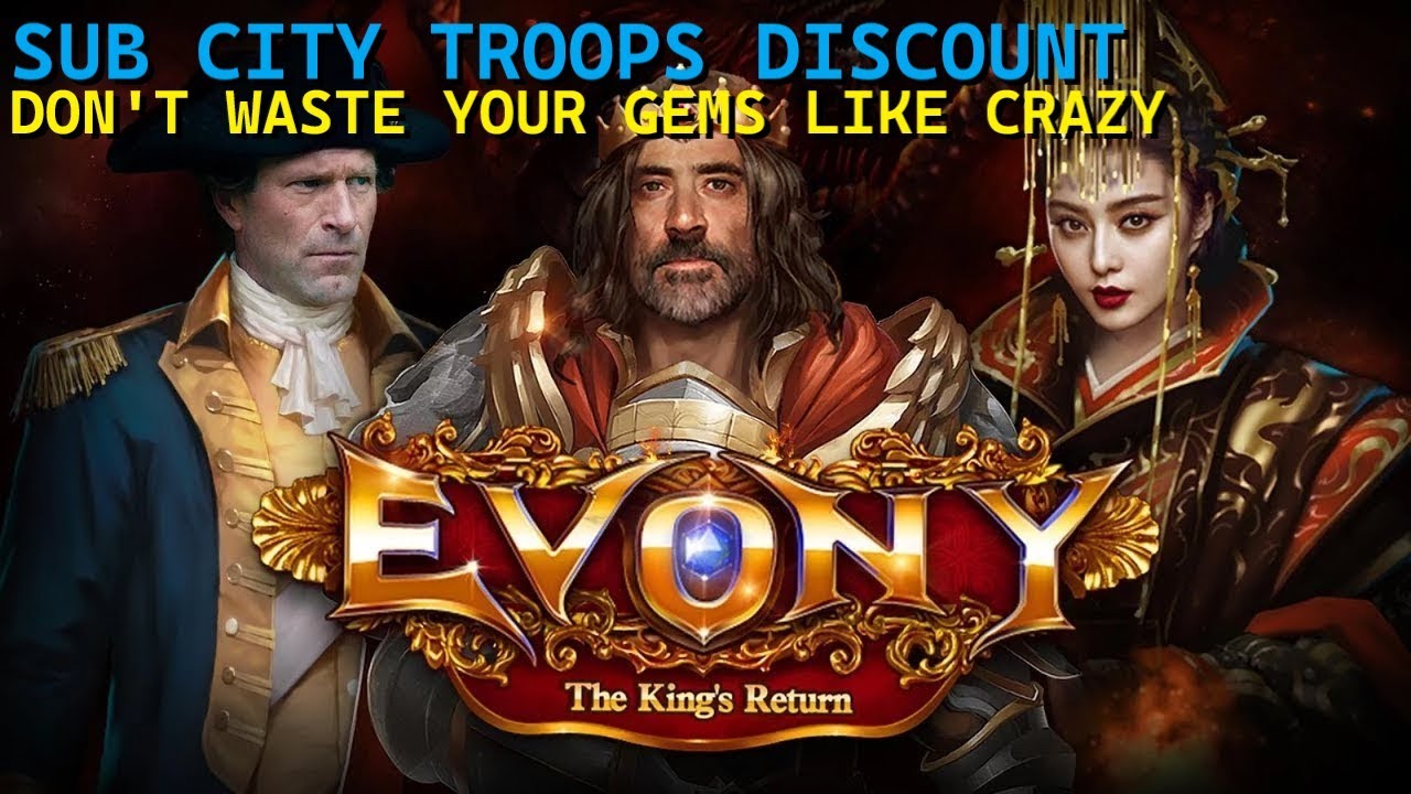 Keep Wasting Gems for Sub City Troops | Evony TKR