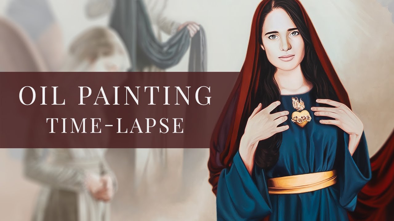 Our Lady of the Angels » Oil Painting Time-lapse by Tianna Williams