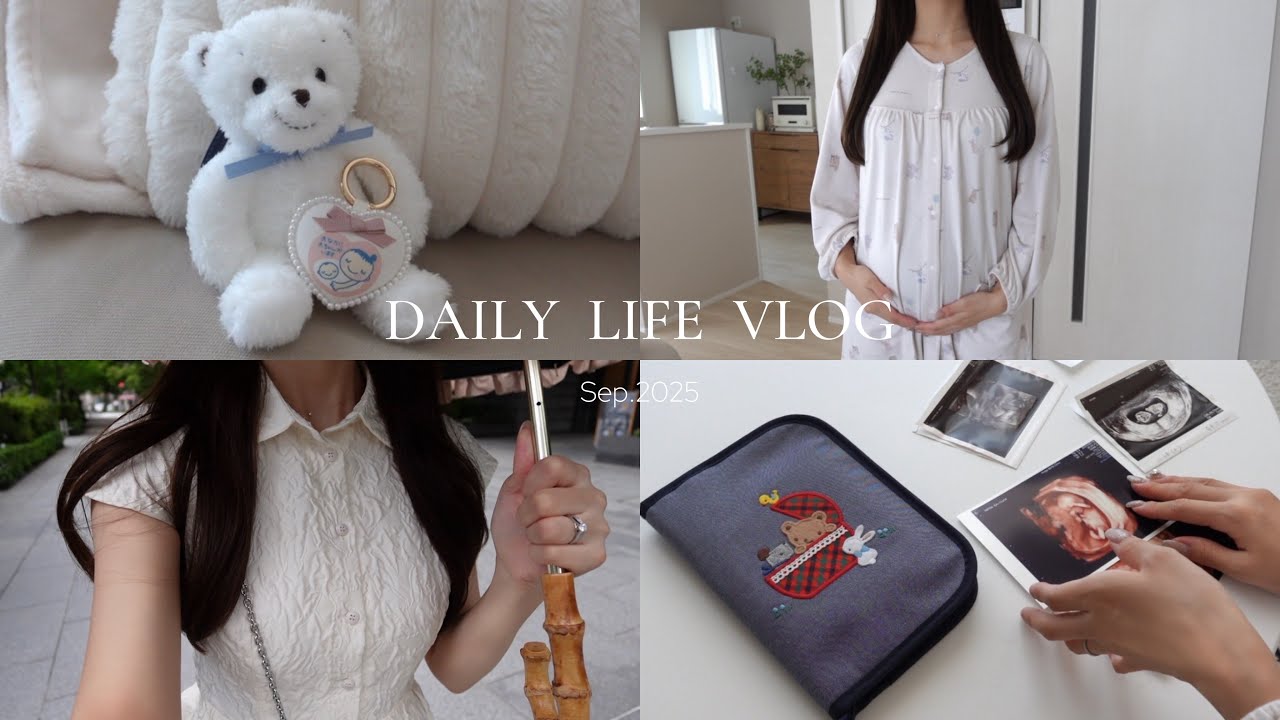 vlog｜ご報告🌸妊娠しました👶🏻‪‪安産祈願,familiarプレママフェスなど🐻&zwj;❄️🩵