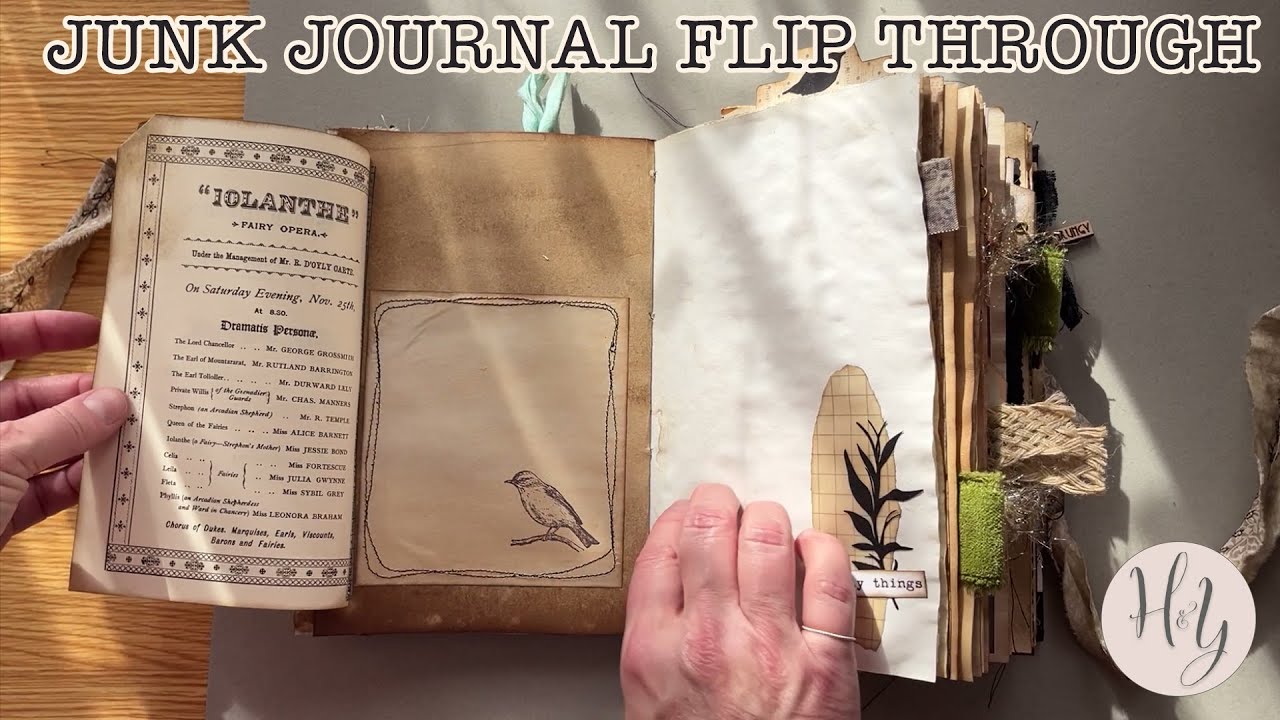 Handmade Junk Journal Flip Through: For The Birds
