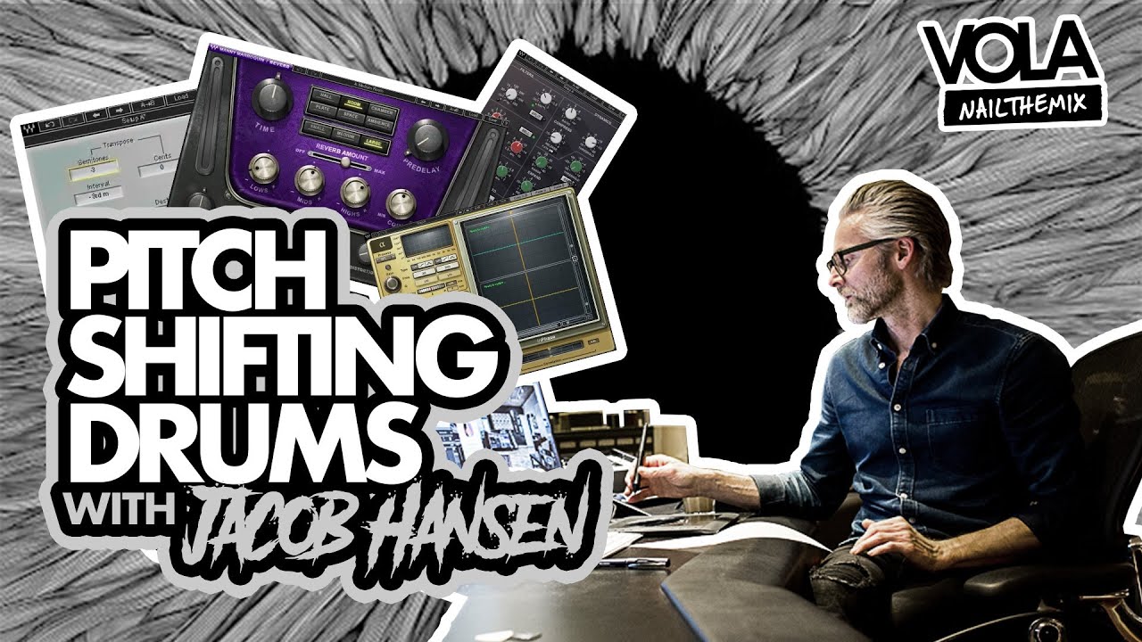 PITCH SHIFTED DRUMS?? Yep! w/ Jacob Hansen and VOLA