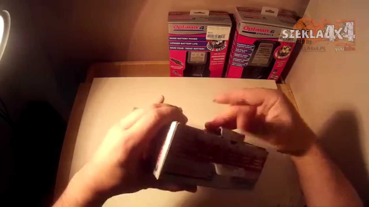 ładowarka Optimate 3 Tecmate unboxing | Szekla4x4.pl
