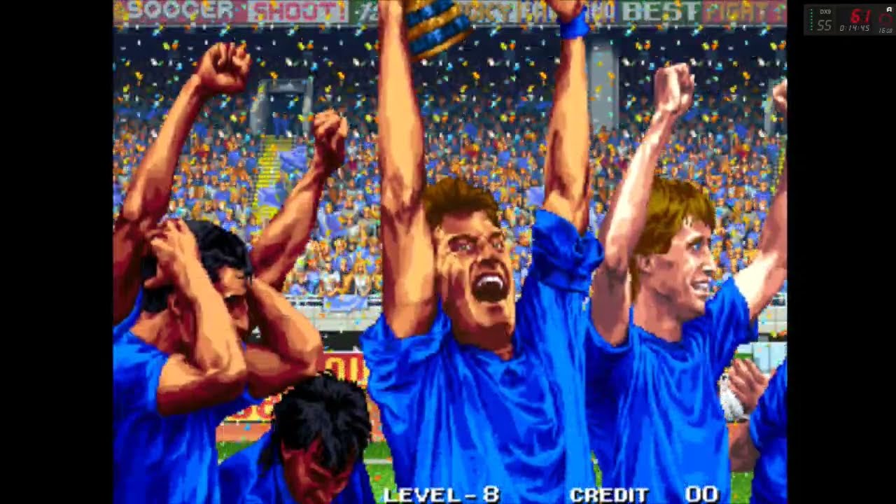 SUPER SIDEKICKS 2  - ( ARCADE) -   [ EL SALVADOR ] - LEVEL 8 - ATÉ ZERAR