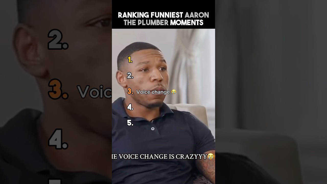 Ranking Funniest Aaron the Plumber Moments 🤣🤣