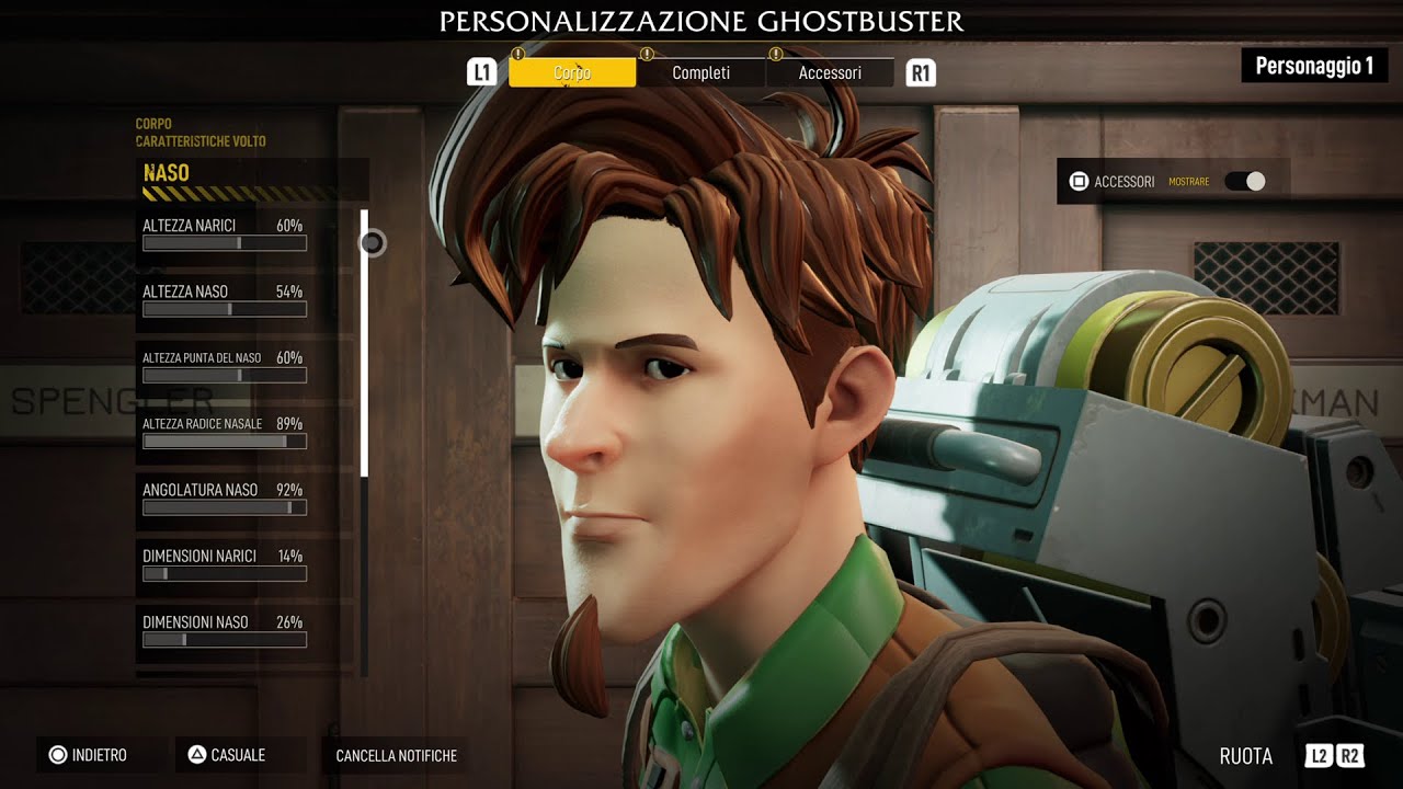 EXTREME Ghostbusters FULL SETTINGS Kylie Egon Eduardo Roland CHARACTER CREATION [ITALIAN STATS]