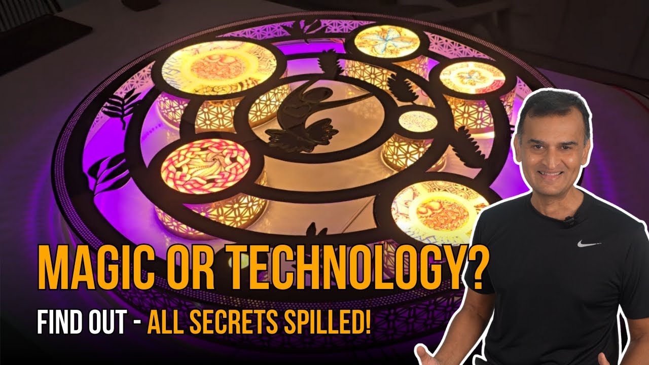 How We Used Laser Cut Metal and LEDs To Create The World’s Most Unique Frame for Paintings! 🖼️🎨🖌️