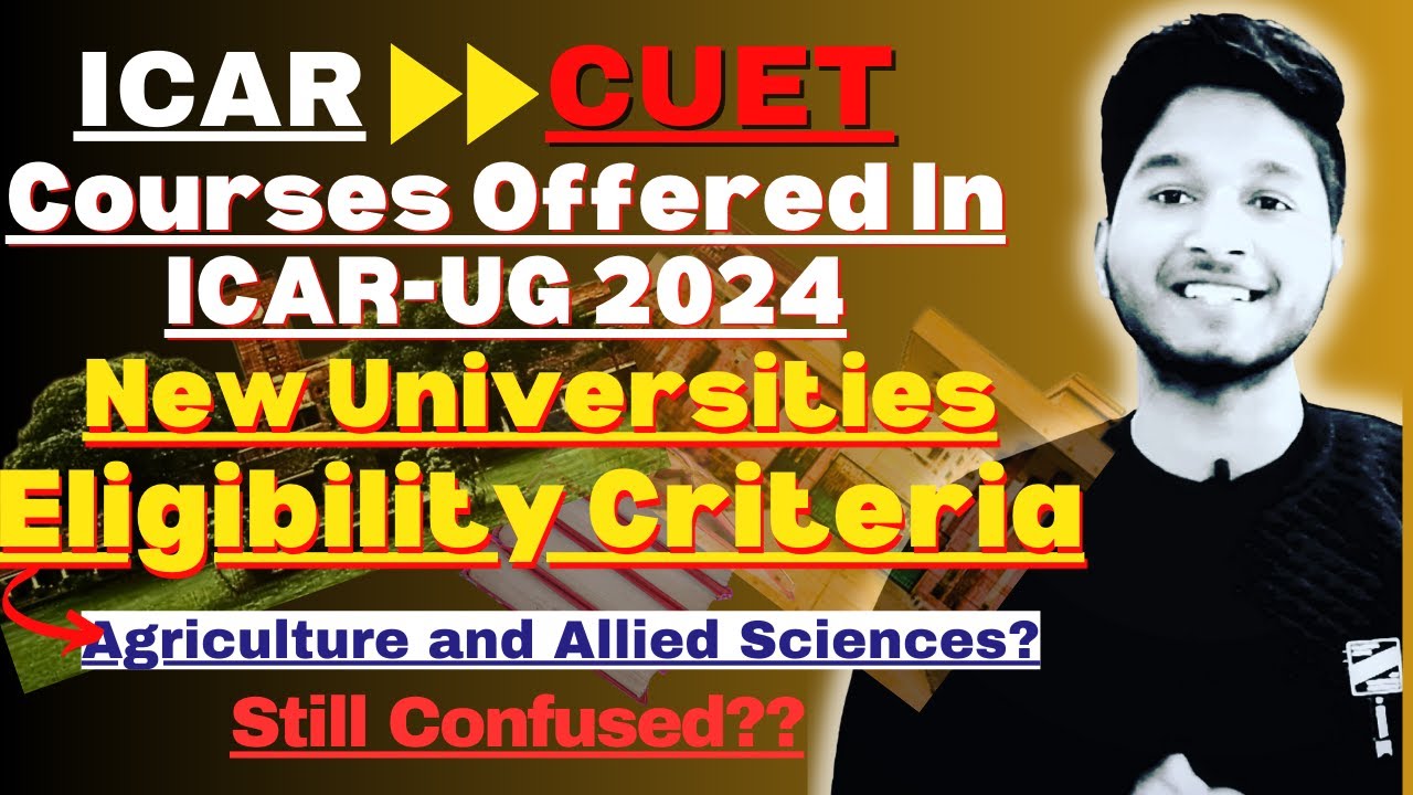 🔴ICAR-UG 2024|आख़िर Total कितने Courses के लिए कर सकते है एक साथ Apply&nbsp;ICAR&nbsp;में? New Rules🤫
