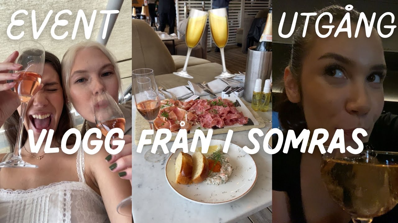 Stockholmsvlogg från i somras!!! White party event🤍