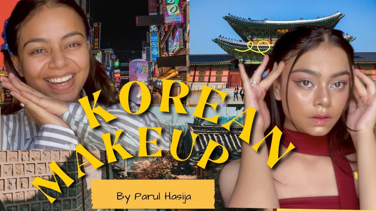 Korean Makeup Look Tutorial Glass skin #basicmakeuplook  #koreanmakeup #makeuptutorial 