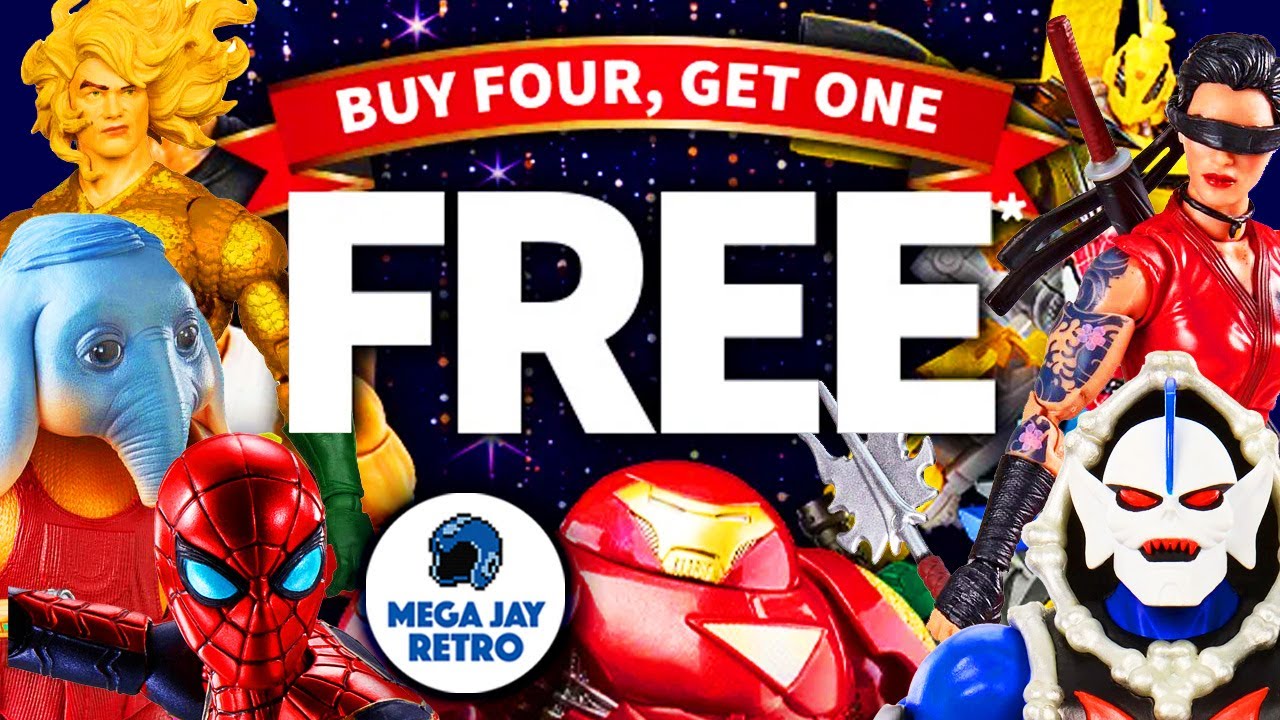 Action Figure Buy 4 Get 1 Free! NECA, Marvel, DC, MOTU, GI Joe Entertainment Earth -  Mega Jay Retro