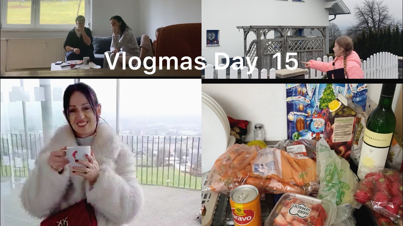 Vlogmas Day 15~ Dita e parë në Austri/ Haul në market Spar/ Drekën nga jasht/@vlogmeelin 