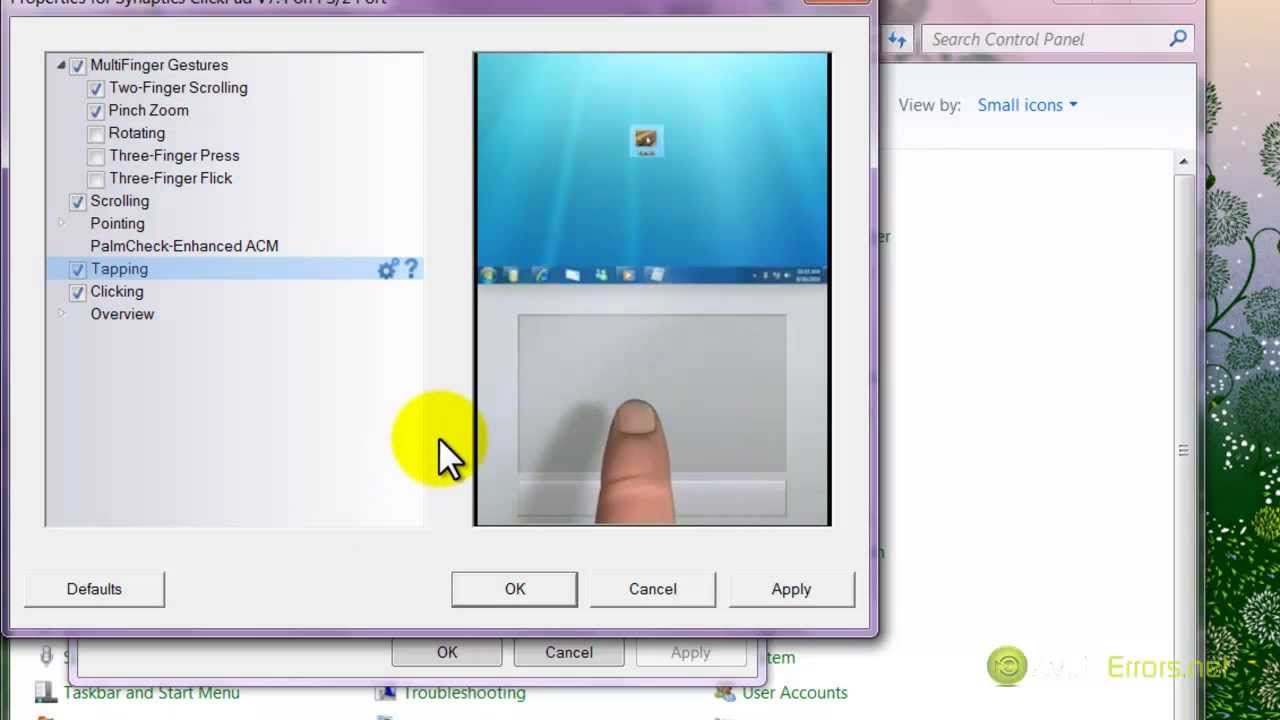 Fix Touchpad: Tap to click doesn't work