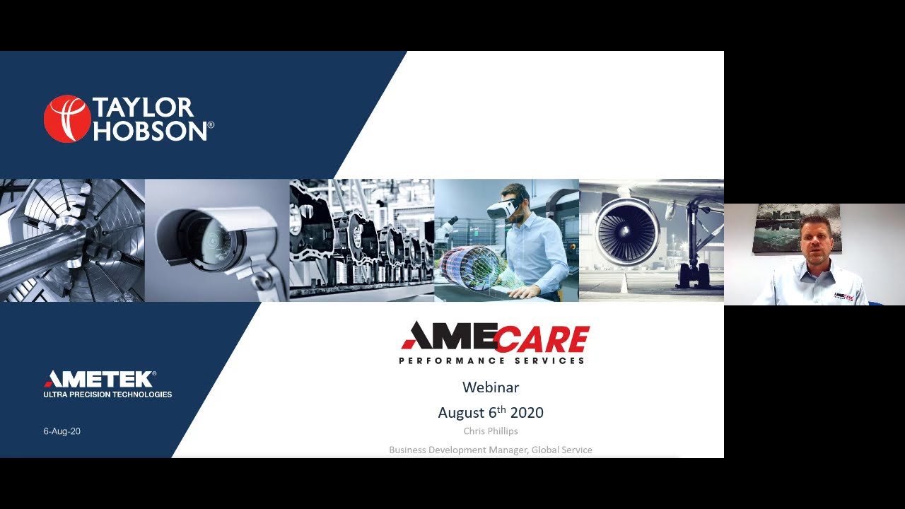 AMECARE Support Agreements | Taylor Hobson Webinar Series