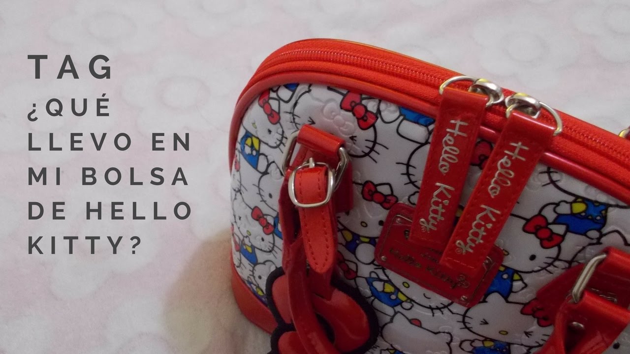 TAG: ¿QUÉ LLEVO EN MI BOLSA DE HELLO KITTY VINTAGE PRINT LOUNGEFLY?♥