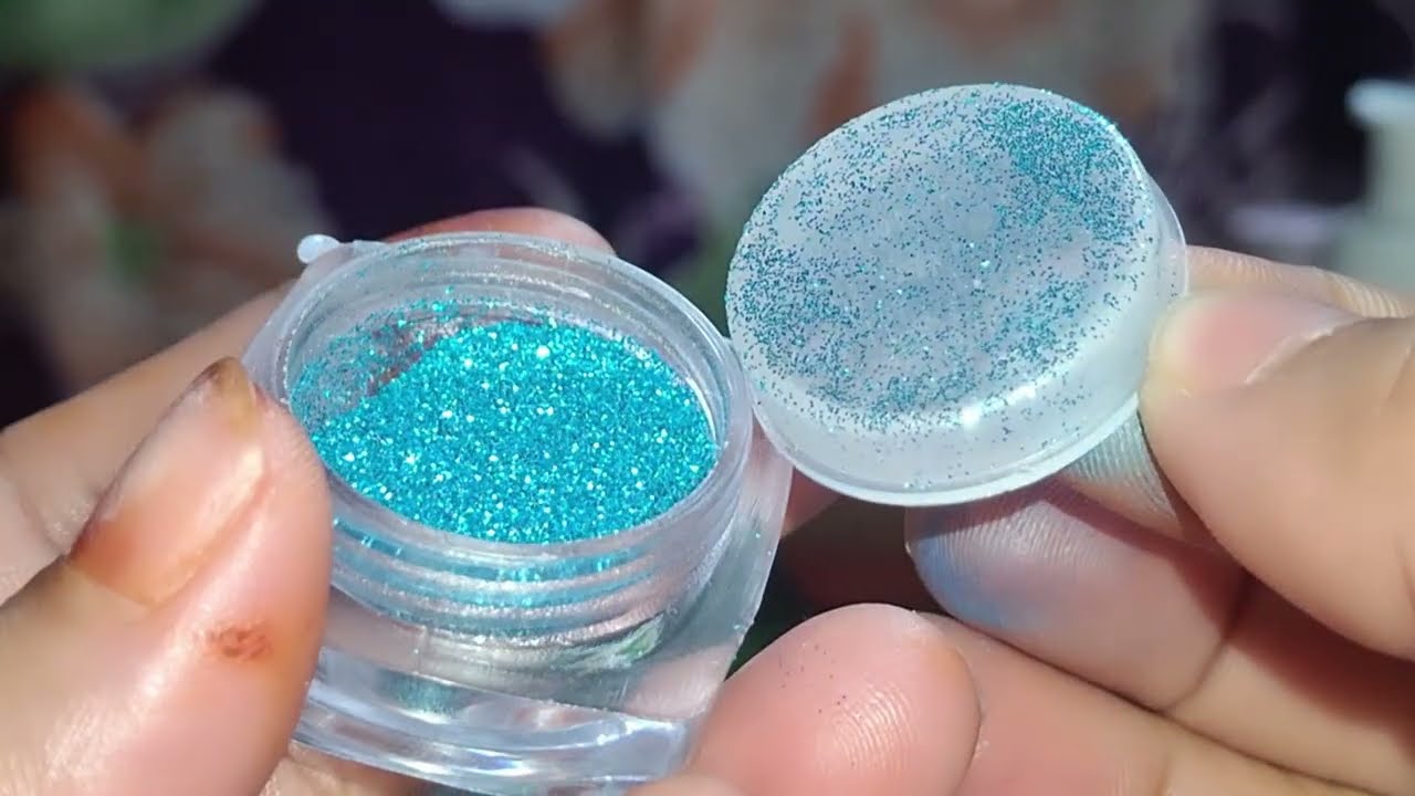 Magical Galaxy Glam  Teal & Purple Glitter Eye Makeup Tutorial