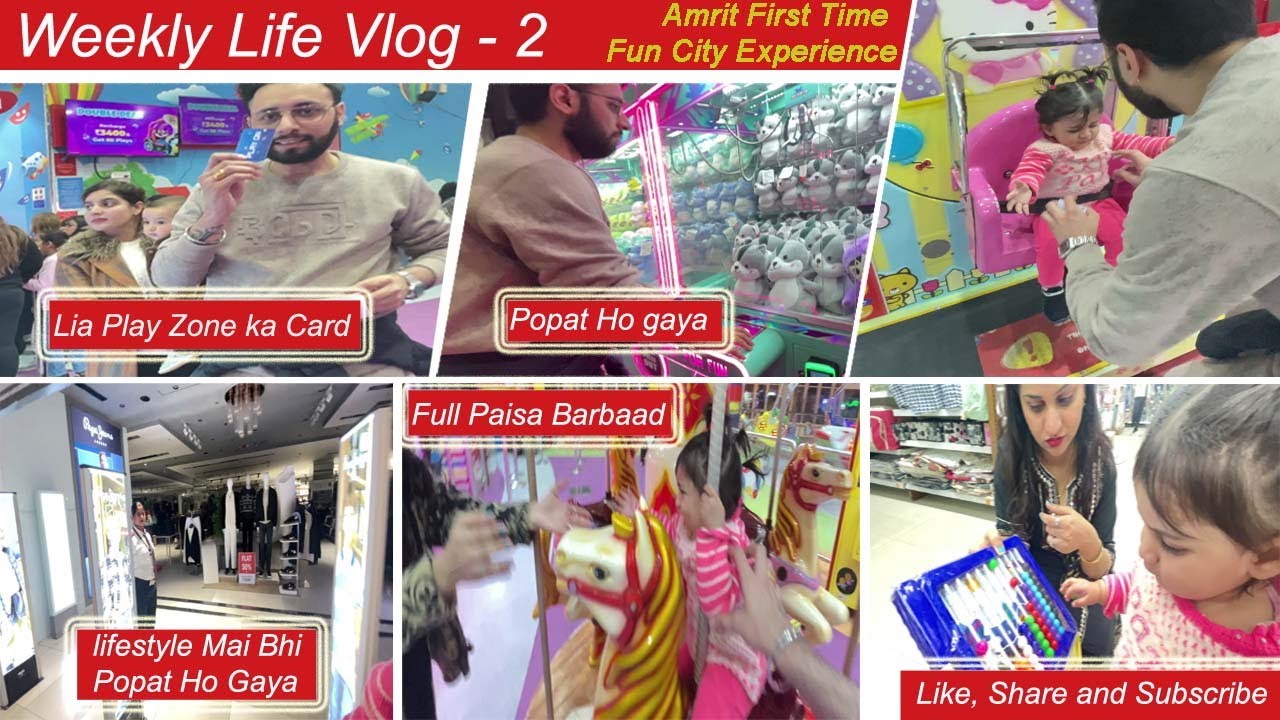 Weekly Life Vlog-2 | Expectations vs Reality 😅 | Amrit Ka Pehla Play Zone Experience