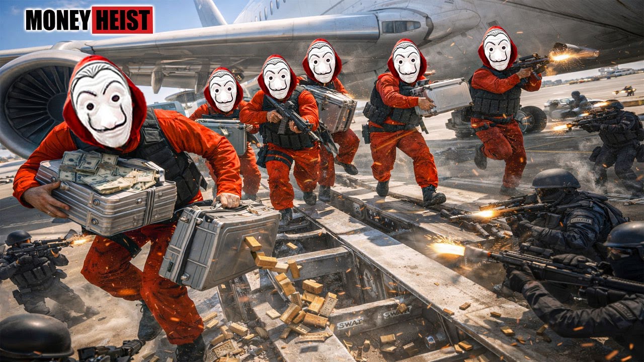 PARKOUR VS MONEY HEIST! | Heist Gang Breaks Police Lines to Rescue Boss | Epic POV