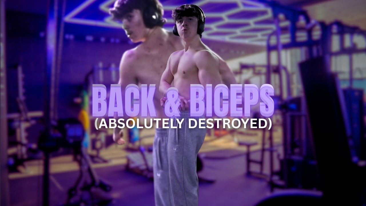 Back + Biceps DESTROYED | Heavy Pull Day