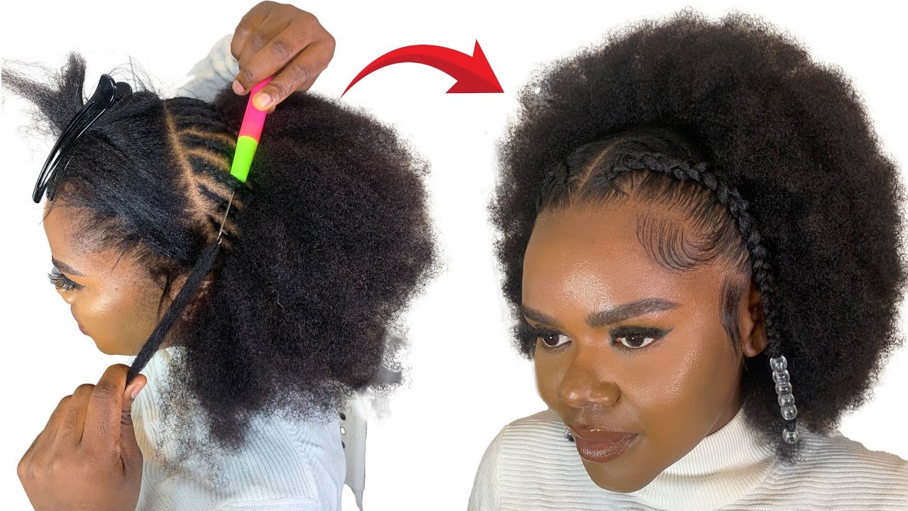 Easy and Quick Crochet Hairstyle/ NO LEAVE-OUT