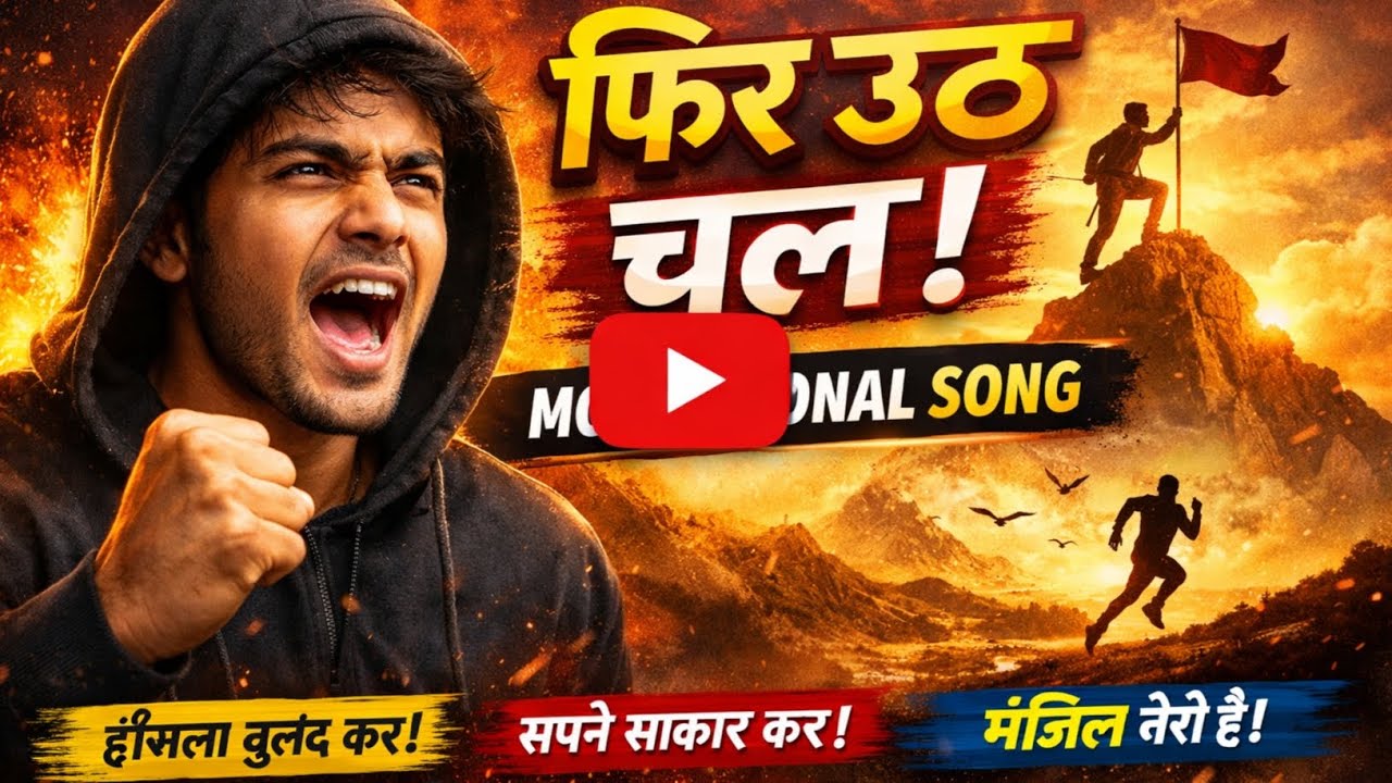 फिर उठ चल | Powerful Motivational Song 2026 | Success Motivation Hindi Song | Never Give Up