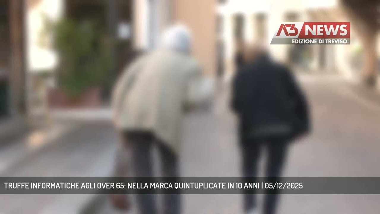 TRUFFE INFORMATICHE AGLI OVER 65: NELLA MARCA QUINTUPLICATE IN 10 ANNI | 05/12/2025