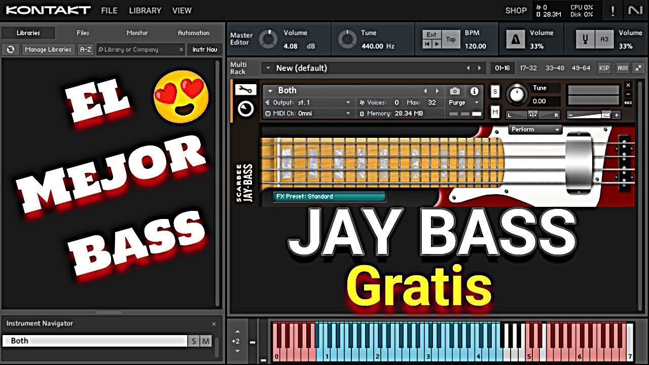 Expectacular BAJO para KONTAKT - La MEJOR Libreria De Bajo Para KONTAKT (GRATIS)