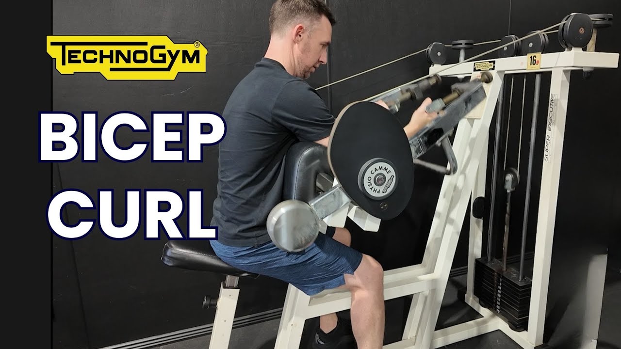 Technogym Bicep Preacher Curl Machine Analysis