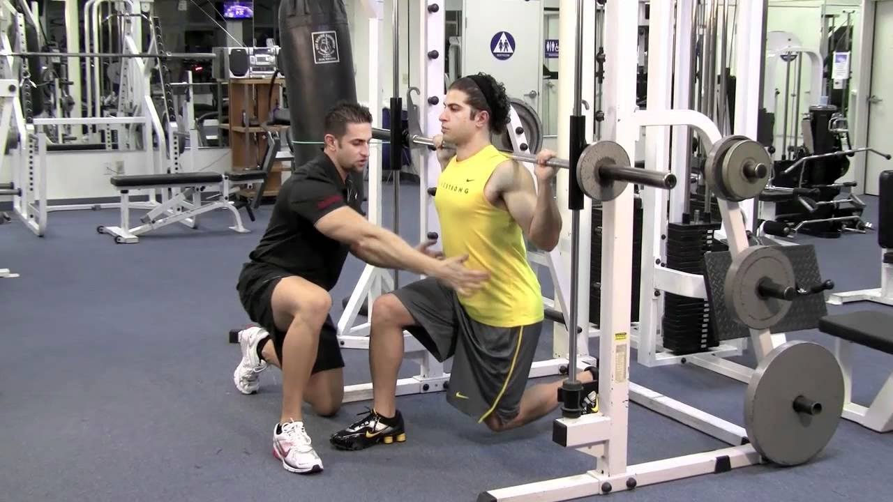 SMITH MACHINE LUNGES By Trainer Johnny