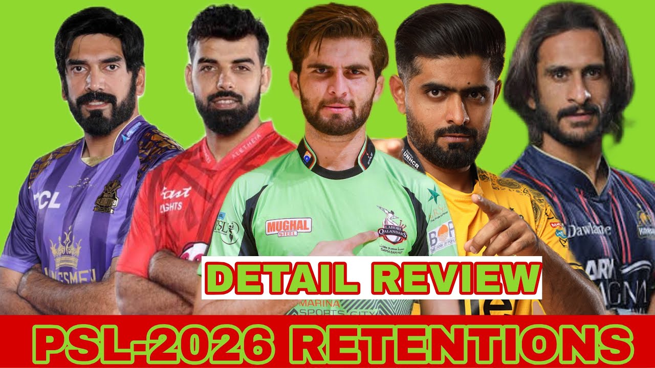 PAKISTAN SUPER LEAGUE-2026 RETENTIONS|DETAIL REVIEW|DIRECT SIGNINGS|PLAYERS SALARY & RATING