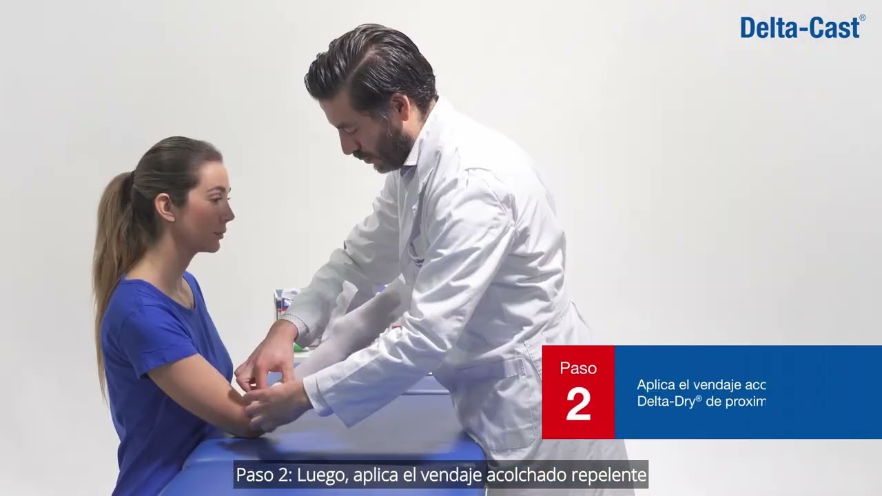 Aplicación de Vendaje Sintético Antebraquiopalmar con Pulgar Delta-Cast®