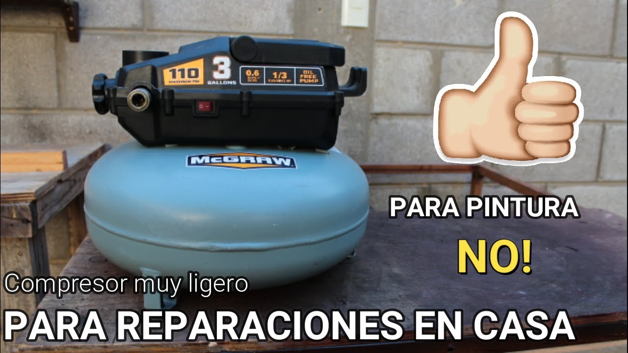 COMPRESOR MCGRAW 3 GALONES (RESEÑA)